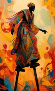 Read more about the article The Sacred Stilt Walker of Caribbean Carnival